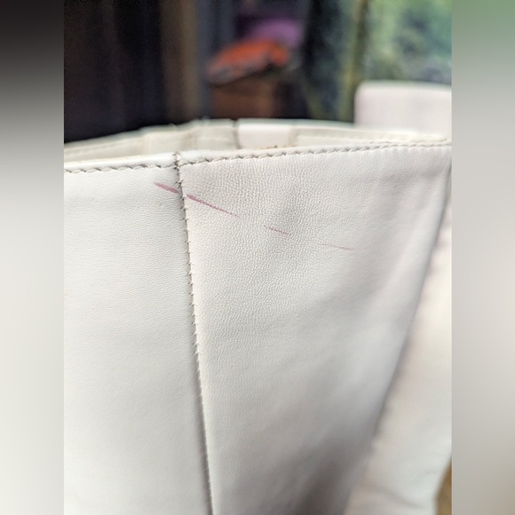 Kenneth Cole EUC Leather Knee High Platform Boots sz 6 lug-sole great for Spring - Picture 6 of 7